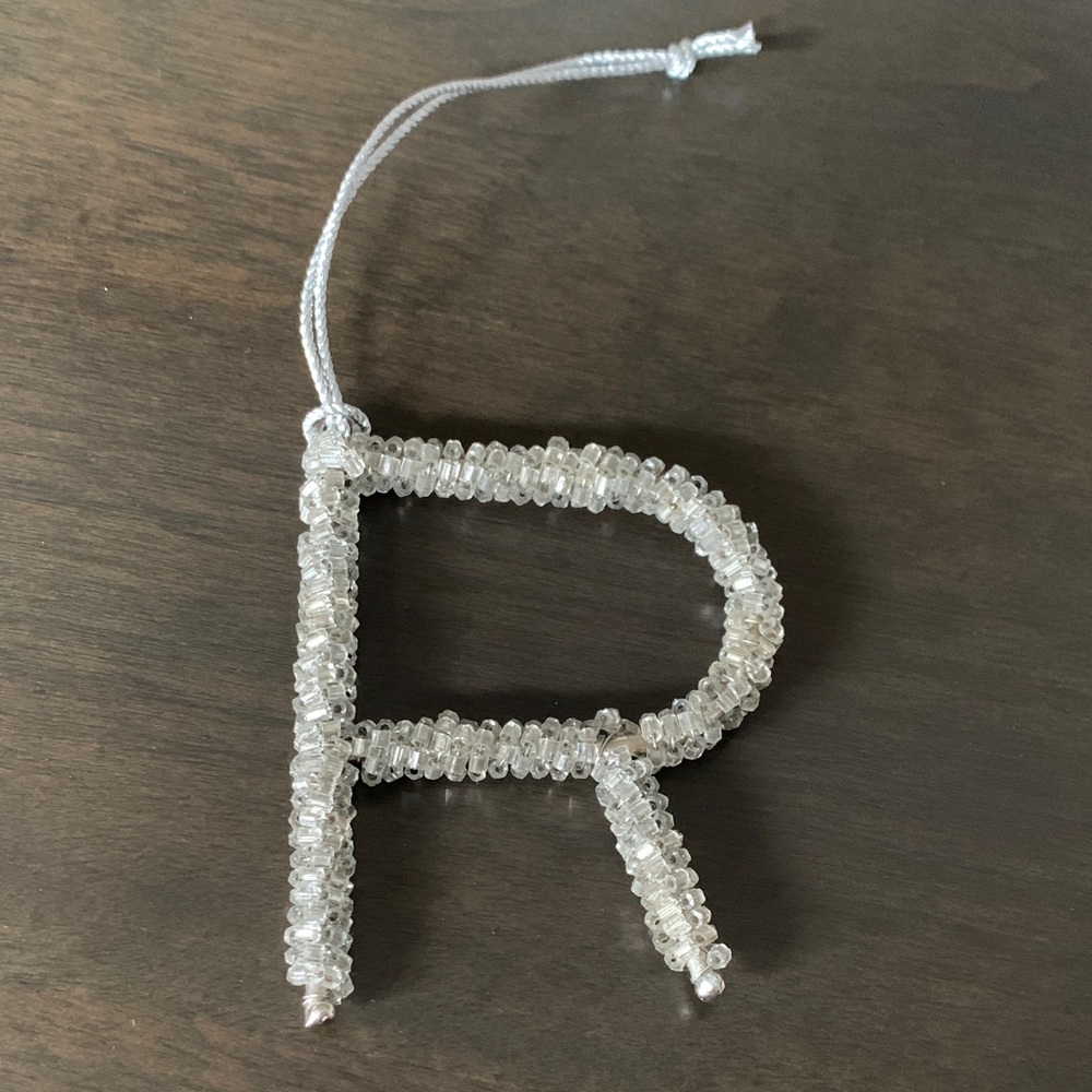 Beaded R ornament